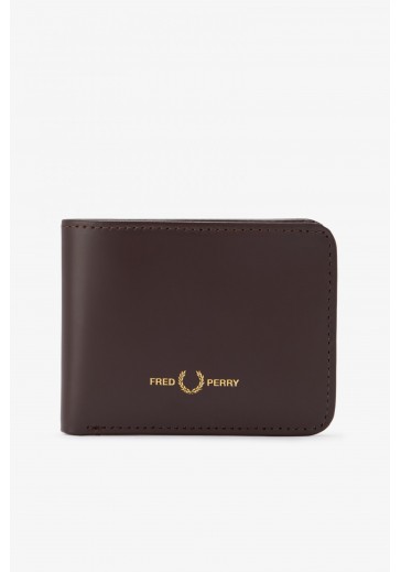 Коричневий гаманець з матової шкіри