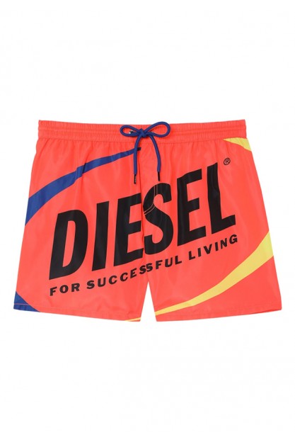Яркие пляжные шорты с логотипом 