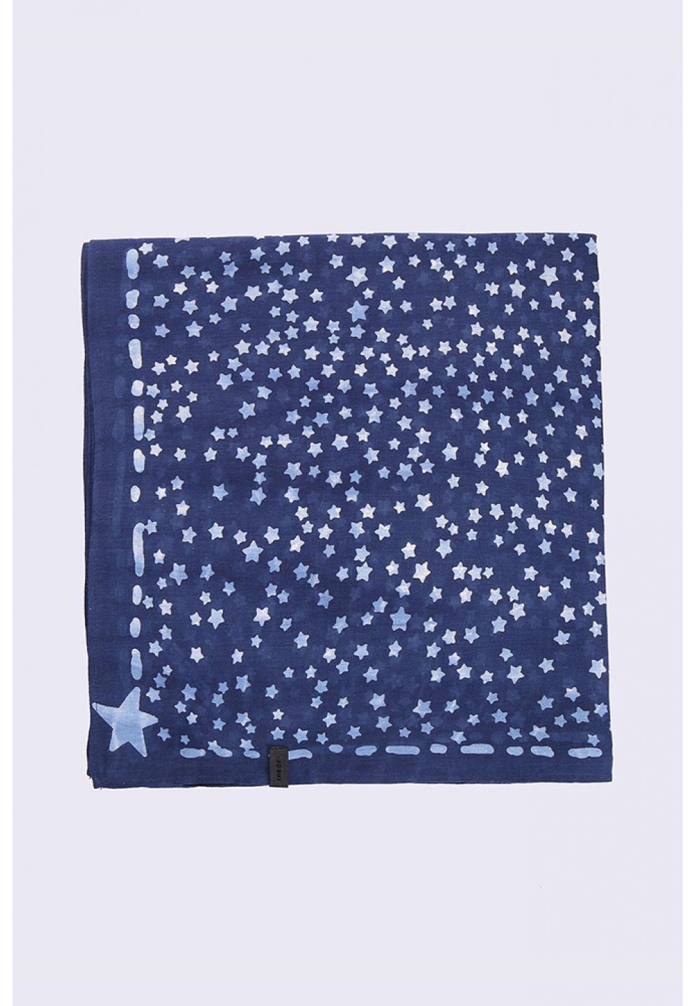 Синий платок со звездами