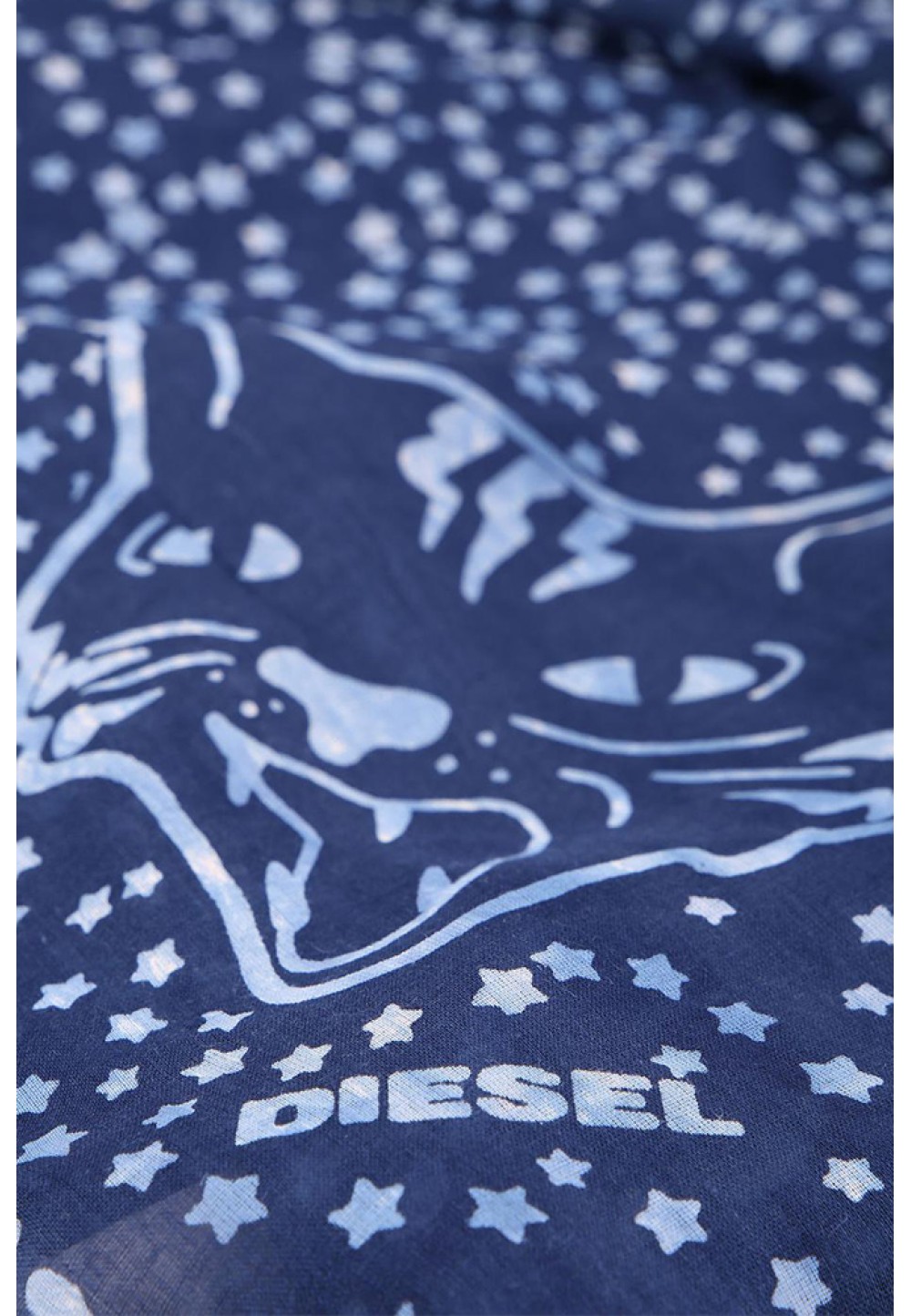 Синий платок со звездами