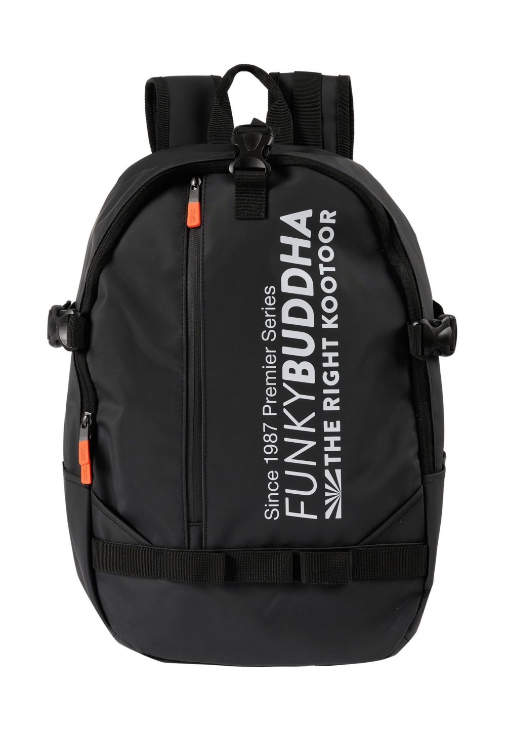 Черный спортивный рюкзак с принтом логотипа