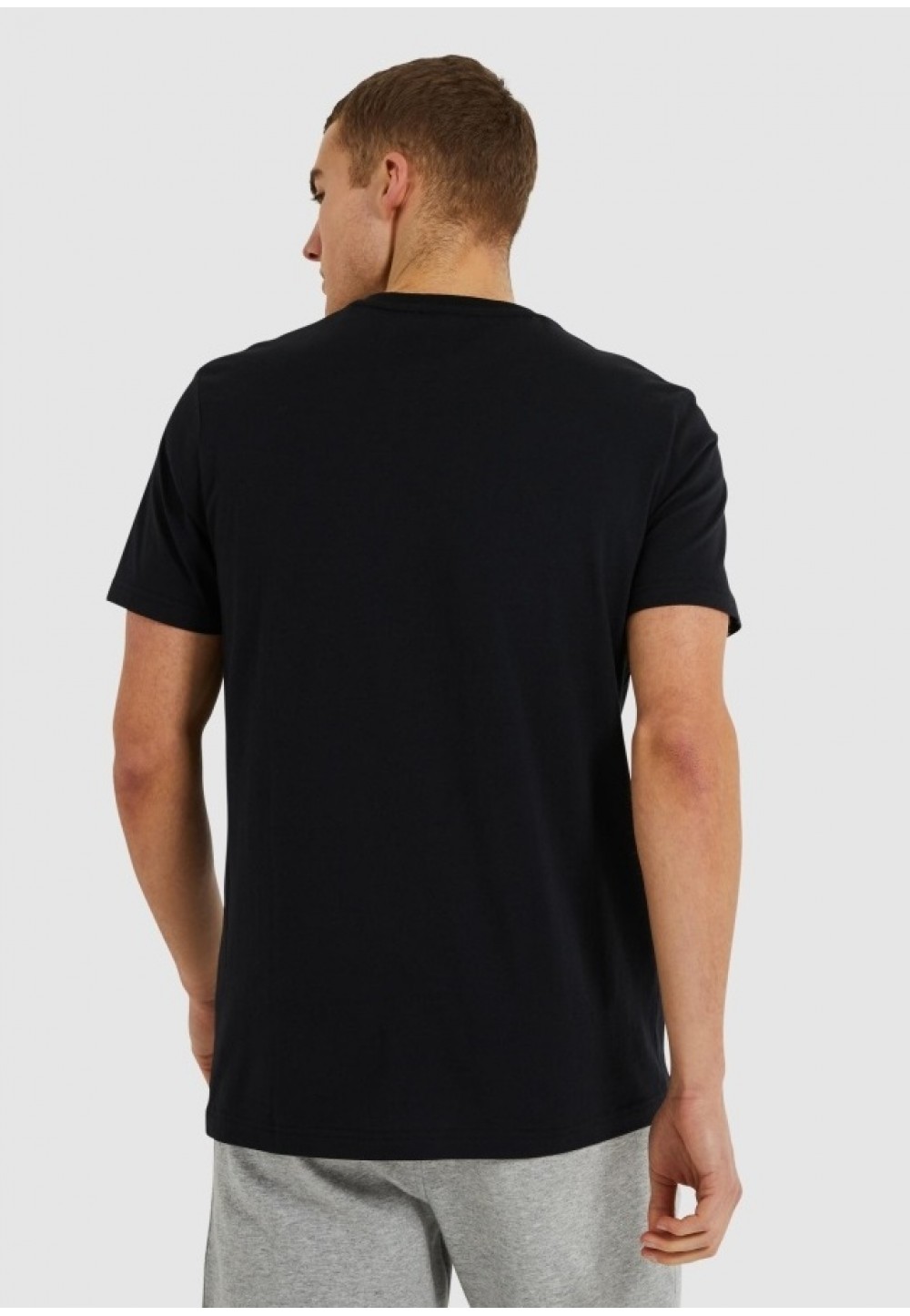 Чорна футболка з різнобарвним принтом