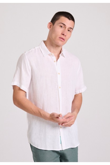 Мужская  летняя рубашка с короткими рукавами