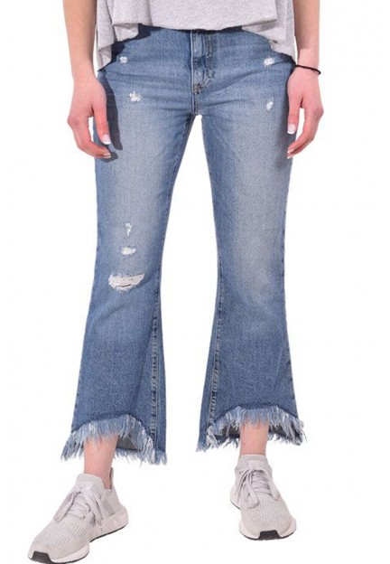 Асиметричні джинси кльош