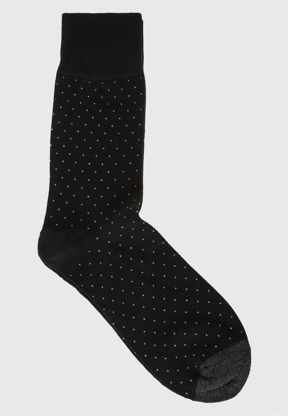 Мужские носки черного цвета с принтом