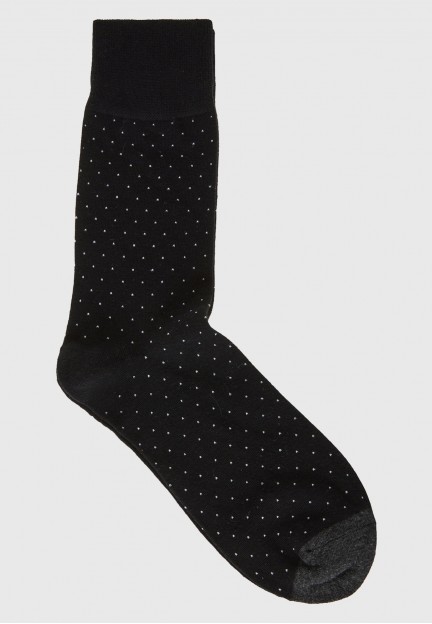  Чоловічі шкарпетки чорного кольору із принтом