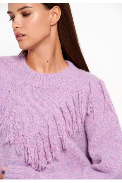 Жіночий светр у лавандовому кольорі