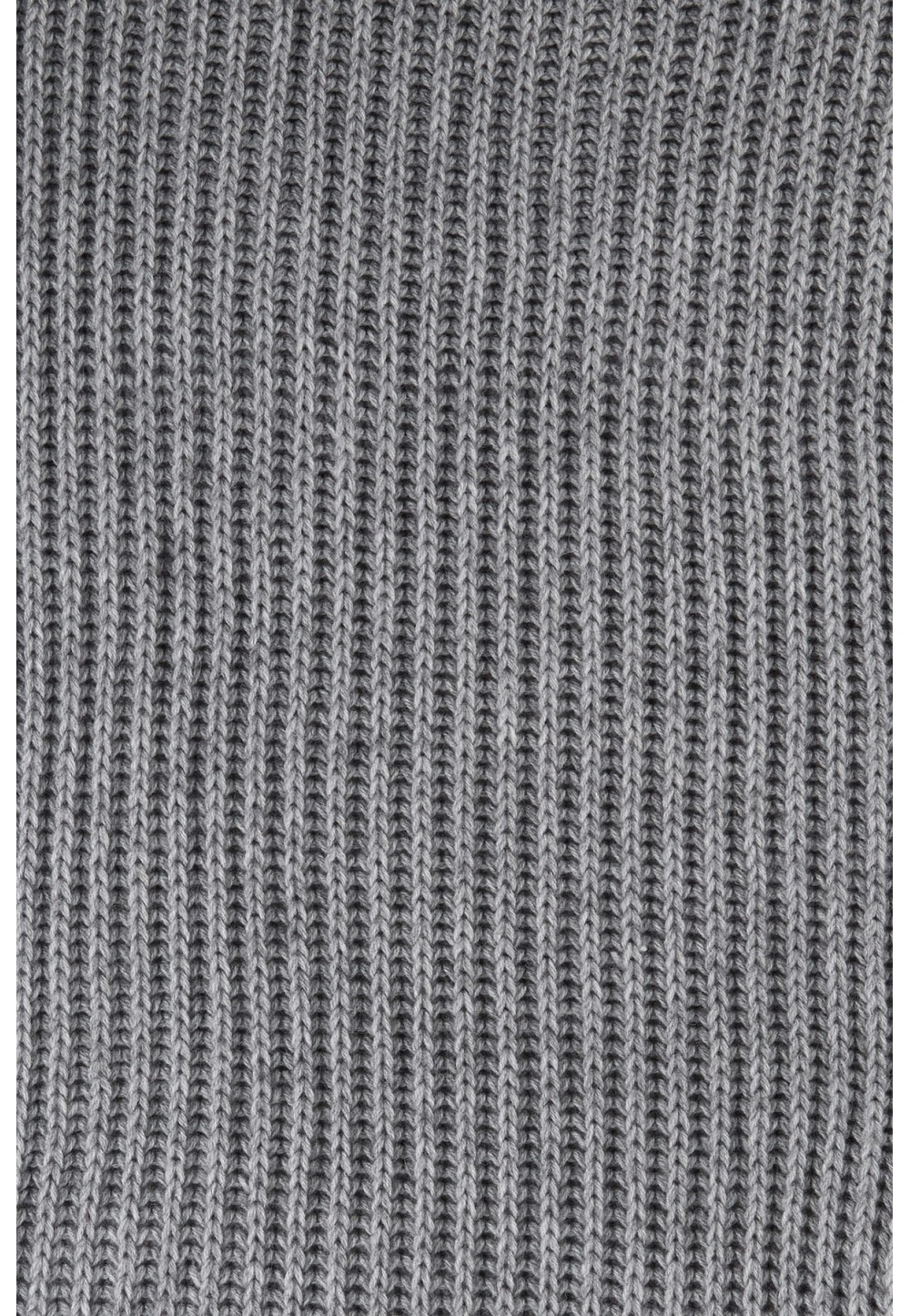 Вязаный серый шарф