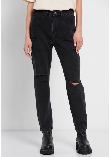 Женские джинсы с высокой талией 