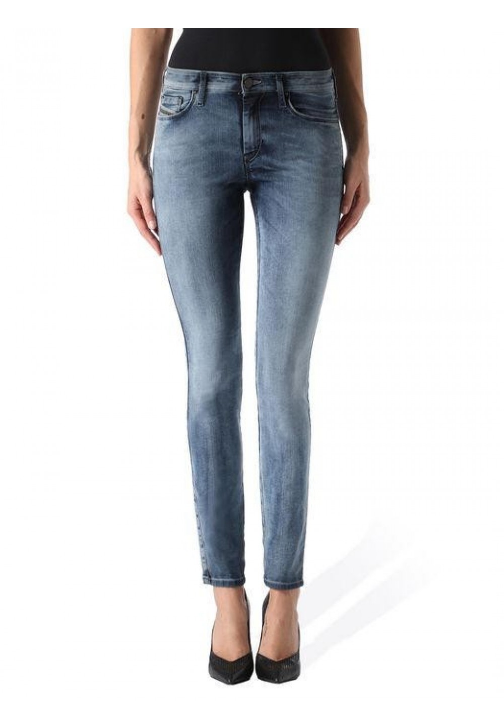 Голубые джинсы JoggJeans Super Skinny