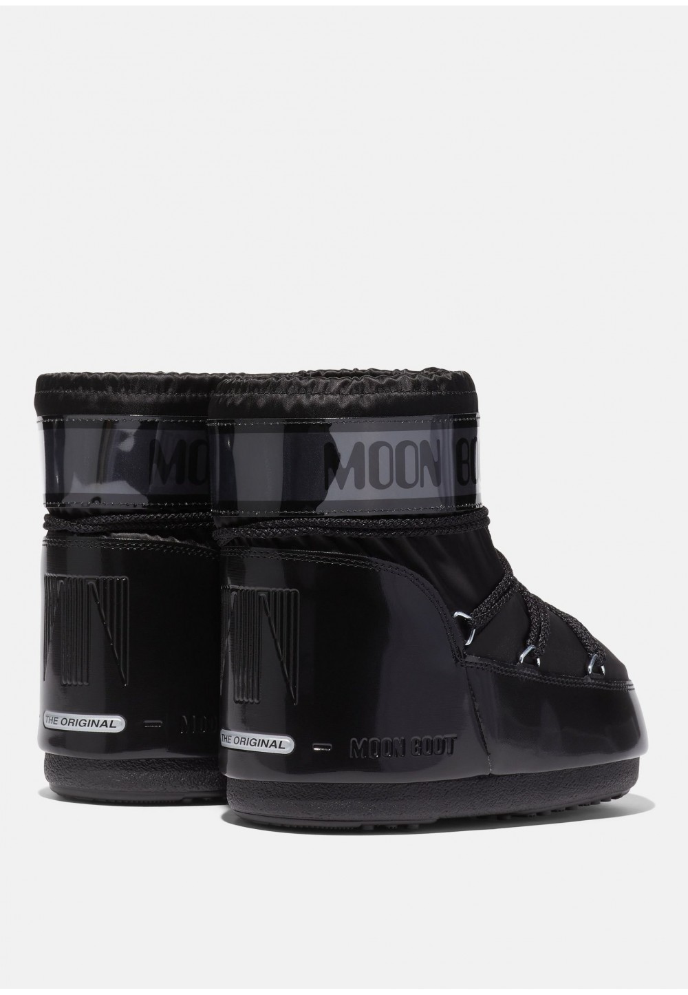 Чорні сатинові черевики ICON