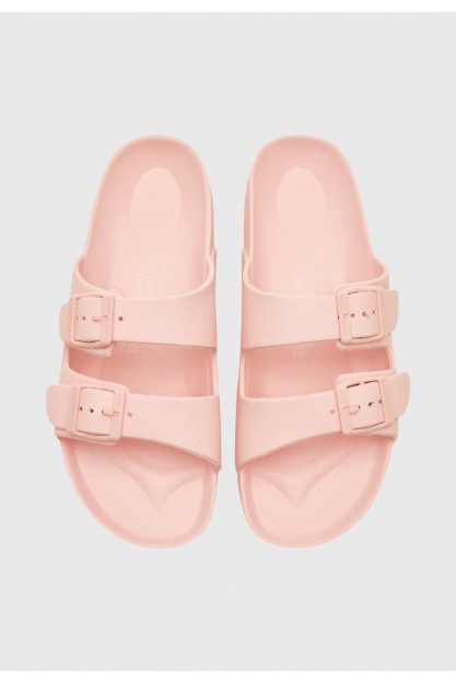Жіночі сандалі у персиковому кольорі